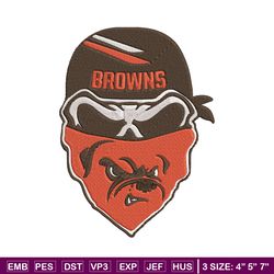 Skull Cleveland Browns embroidery design, Browns embroidery, NFL embroidery, sport embroidery, embroidery design.