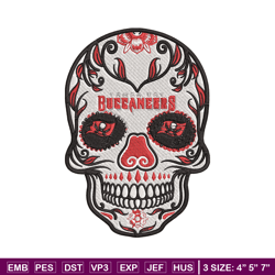 Tampa Bay Buccaneers skull embroidery design, Tampa Bay Buccaneers embroidery, NFL embroidery, logo sport embroidery