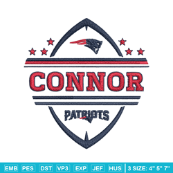 Ball New England Patriots embroidery design, New England Patriots embroidery, NFL embroidery, logo sport embroidery.