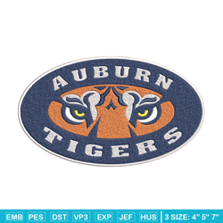 Auburn Tigers logo embroidery design, NCAA embroidery,Sport embroidery, logo sport embroidery, Embroidery design