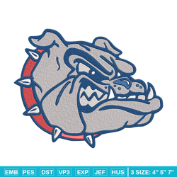 Gonzaga Bulldogs logo embroidery design,NCAA embroidery,Sport embroidery,logo sport embroidery,Embroidery design