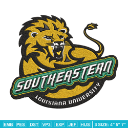 Southeastern Louisiana logo embroidery design, NCAA embroidery, Sport embroidery,logo sport embroidery,Embroidery design