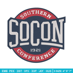 Southern Conference logo embroidery design, NCAA embroidery, Embroidery design, Logo sport embroiderySport embroidery