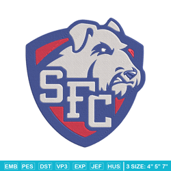 St. Francis College logo embroidery design, NCAA embroidery, Sport embroidery, logo sport embroidery, Embroidery design
