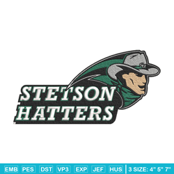 Stetson Hatters logo embroidery design, NCAA embroidery, Sport embroidery, logo sport embroidery,Embroidery design