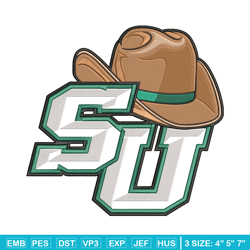 Stetson Hatters logo embroidery design, NCAA embroidery, Sport embroidery,Logo sport embroidery,Embroidery design