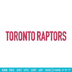 Toronto Raptors logo embroidery design, NBA embroidery,Sport embroidery, Embroidery design, Logo sport embroidery