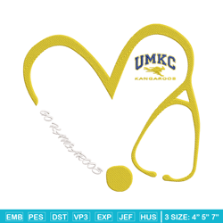 UMKC Roos logo embroidery design, NCAA embroidery, Sport embroidery, Logo sport embroidery,Embroidery design