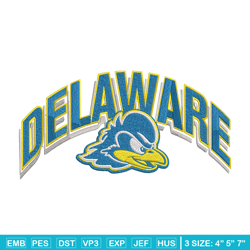 University Delaware logo embroidery design, NCAA embroidery, Embroidery design, Logo sport embroidery,Sport embroidery