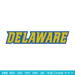 University of Delaware logo embroidery design, NCAA embroidery, Embroidery design,Logo sport embroidery,Sport embroidery
