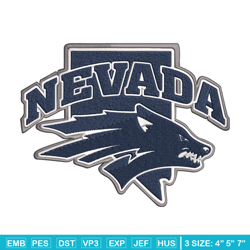 University of Nevada logo embroidery design, NCAA embroidery, Embroidery design, Logo sport embroidery, Sport embroidery