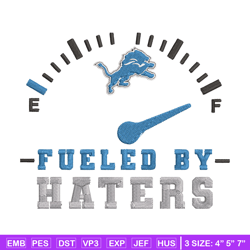 Fueled By Haters Detroit Lions embroidery design, Lions embroidery, NFL embroidery, sport embroidery, embroidery design.