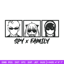 Anya family Embroidery Design, Spy x family Embroidery, Embroidery File, Nike Embroidery, Anime shirt, Digital download