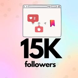15K Followers, Services for Views Provider, Social Media Development