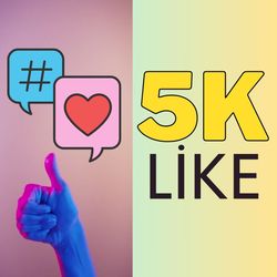 5K Like for a post, Services for Views Provider, Social Media Development