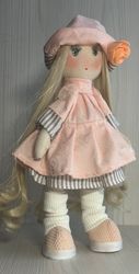 soft toy doll interior doll handmade doll soft doll fabric doll fairy tale doll