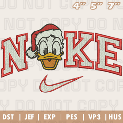 Nike Donald Duck Embroidery Machine Design, Christmas Embroidery Design, Instant Download