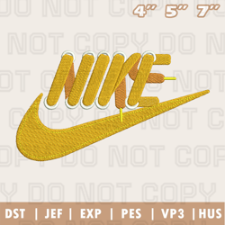 Nike Embroidery Machine Design, Nike Embroidery Design, Instant Download