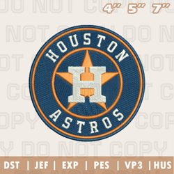 Houston Astros Embroidery Machine Design, MLB Embroidery Design, Instant Download