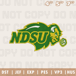 North Dakota State Bison Embroidery Machine Design, NFL Embroidery Design, Instant Download