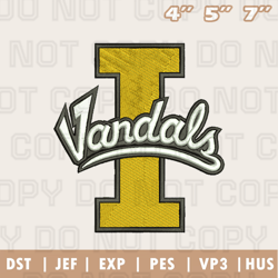 Idaho Vandals Embroidery Machine Design, NFL Embroidery Design, Instant Download