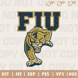 FIU Panthers Embroidery Machine Design, NFL Embroidery Design, Instant Download