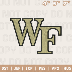 Wake Forest Demon Deacons Embroidery Machine Design, NFL Embroidery Design, Instant Download
