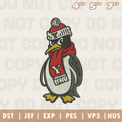 Youngstown State Penguins Mascot Embroidery Machine Design, NFL Embroidery Design, Instant Download