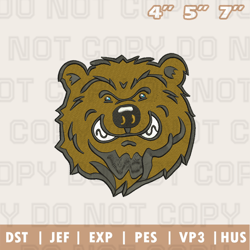UCLA Bruins Mascot Embroidery Machine Design, NFL Embroidery Design, Instant Download