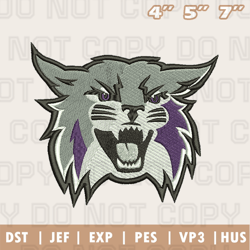 Weber State Mascot Embroidery Machine Design, NFL Embroidery Design, Instant Download