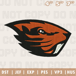 Oregon State Beavers Embroidery Machine Design, NFL Embroidery Design, Instant Download