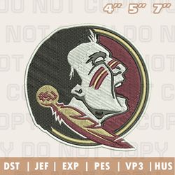 Florida State Seminoles Embroidery Machine Design, NFL Embroidery Design, Instant Download