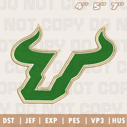 South Florida Bulls Embroidery Machine Design, NFL Embroidery Design, Instant Download