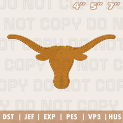 Texas Longhorns Embroidery Machine Design, NFL Embroidery Design, Instant Download