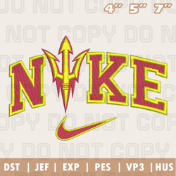 Nike x Arizona State Sun Devils Embroidery Machine Design, NFL Embroidery Design, Instant Download