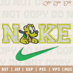 Nike Pluto Embroidery Machine Design, Nike Embroidery Design, Instant Download