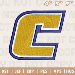 Chattanooga Mocs Logos Embroidery Design, Ncaa Sports Embroidery Design, Instant Download