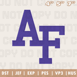 Air Force Falcons Logos Embroidery Design, Ncaa Sports Embroidery Design, Instant Download