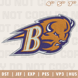 Bucknell Bison Logos Embroidery Design, Ncaa Teams Embroidery Design, Instant Download