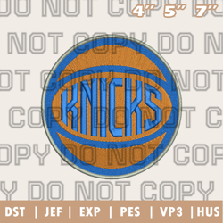 New York Knicks Logos Embroidery Design, NBA Teams Embroidery Design, Instant Download