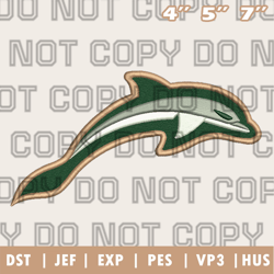 Jacksonville Dolphins Logos Embroidery Designs, Men's Basketball Embroidery Design, Instant Download
