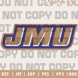 James Madison Dukes Logo Embroidery Designs, Men's Basketball Embroidery Design, Instant Download
