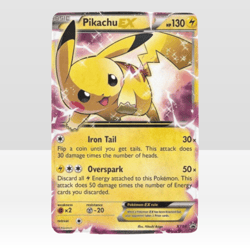 Pikachu EX Card Blanket Lightweight Soft Microfiber Fleece