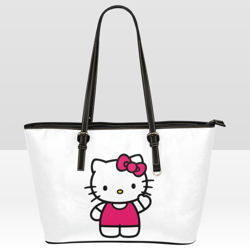 Kitty Leather Tote Bag