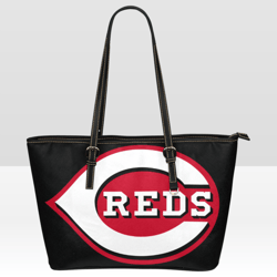 Cincinnati Reds Leather Tote Bag