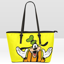 Goofy Leather Tote Bag