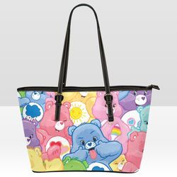 care bears leather tote bag