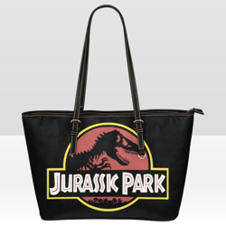 Jurassic Park Leather Tote Bag