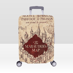 Marauders Map Luggage Cover, Luggage Protective Print Cover, Case Cover