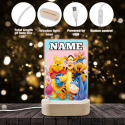 Winnie the Pooh Light, Custom NAME